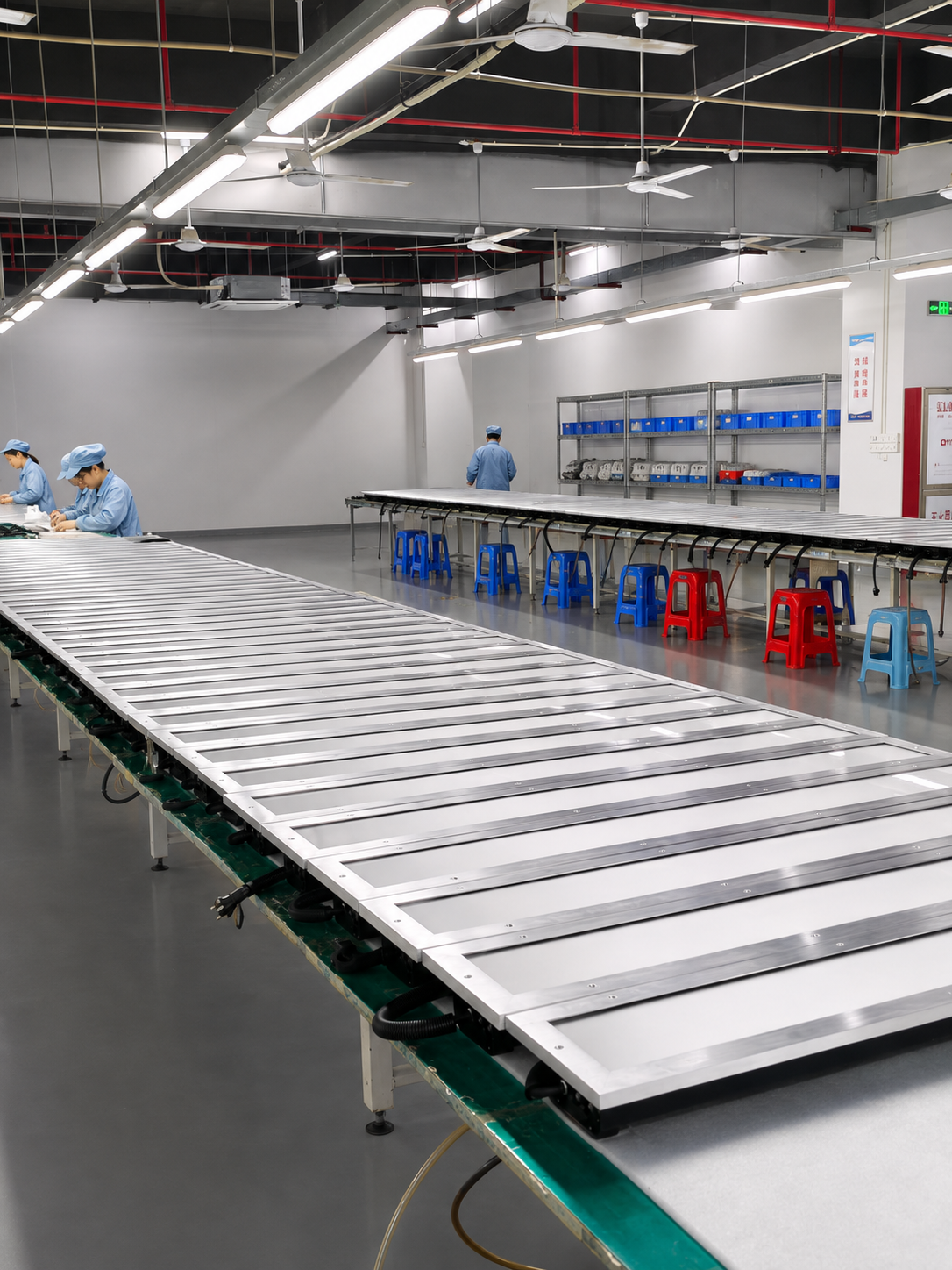 JTC in-house lighting production floor