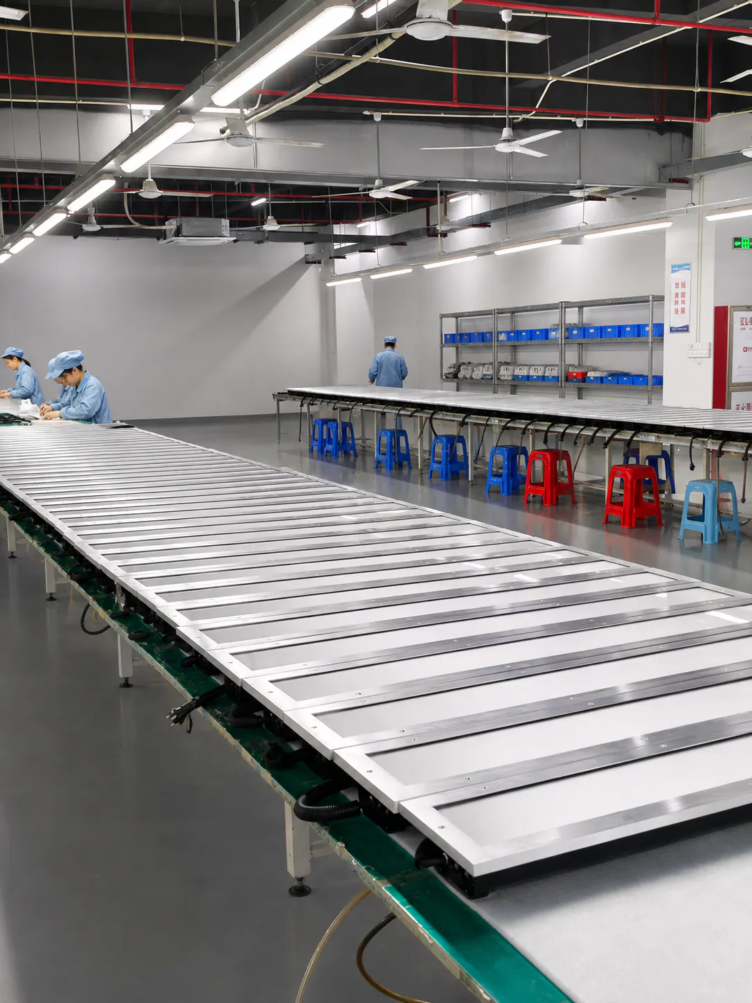 JTC LED lighting production floor