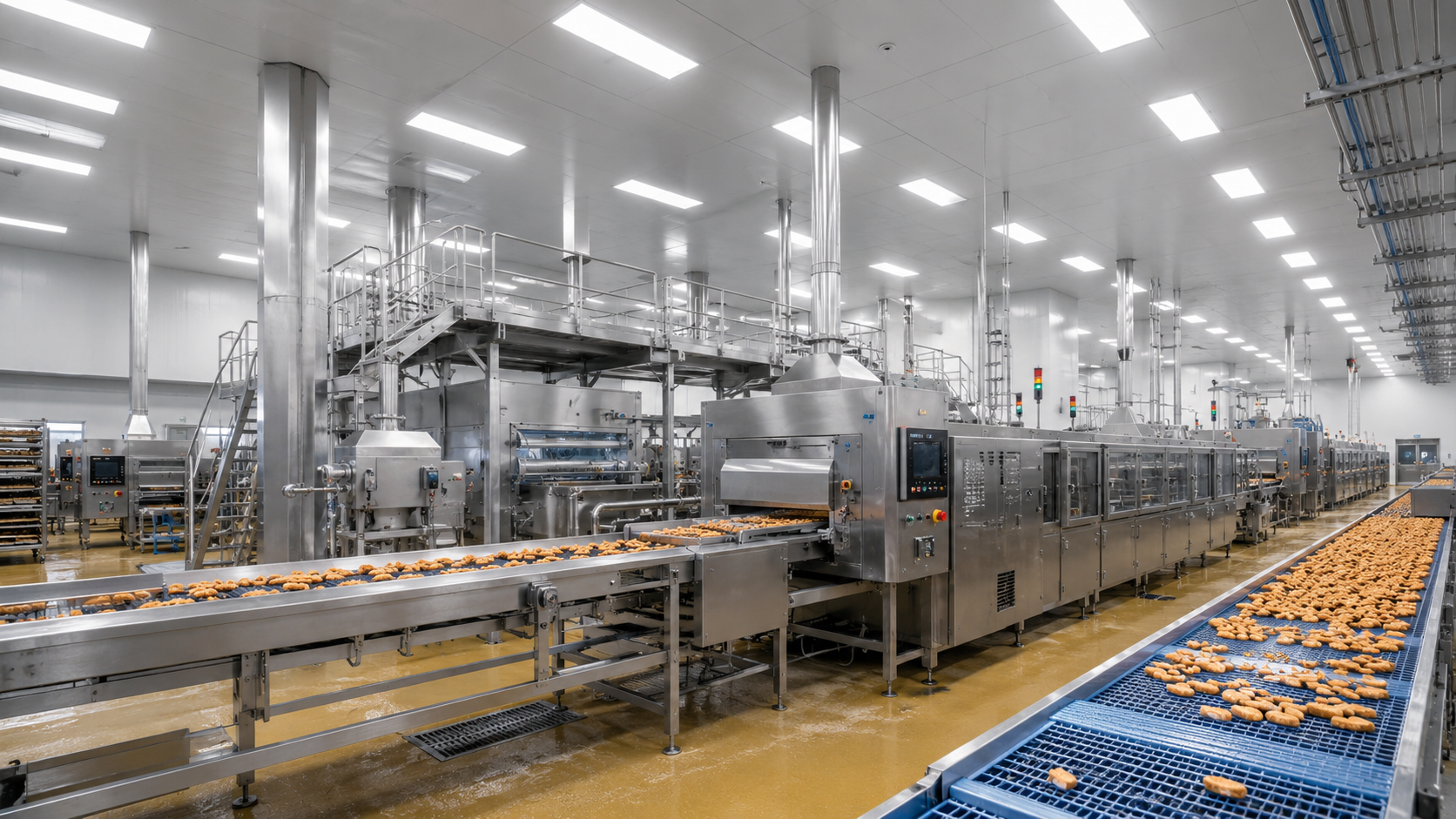 Food preparation lighting environment