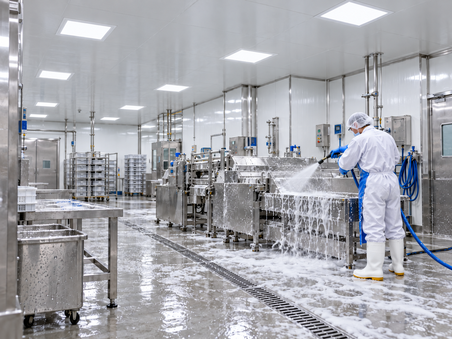 Food processing washdown lighting project