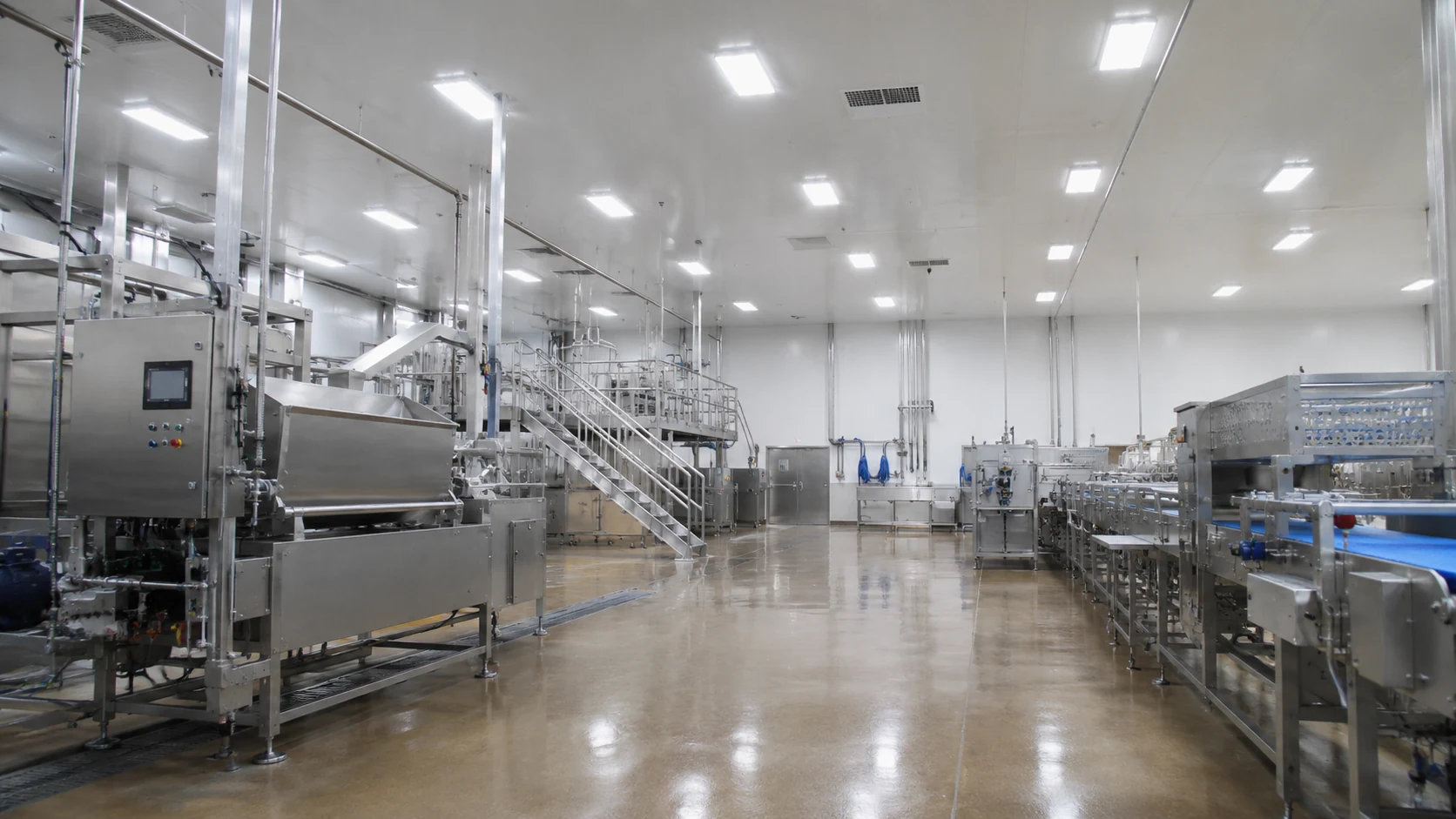 Food processing lighting guide